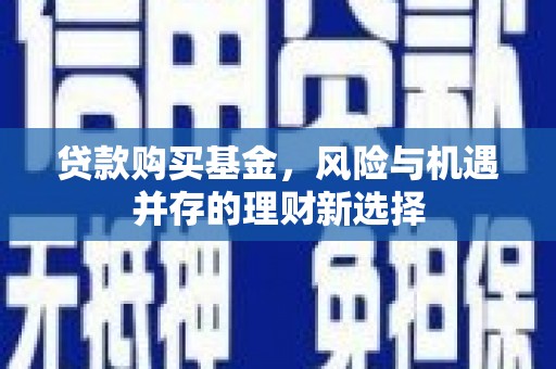 泰宁贷款购买基金，风险与机遇并存的理财新选择