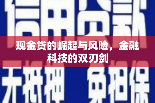 泰宁现金贷的崛起与风险，金融科技的双刃剑