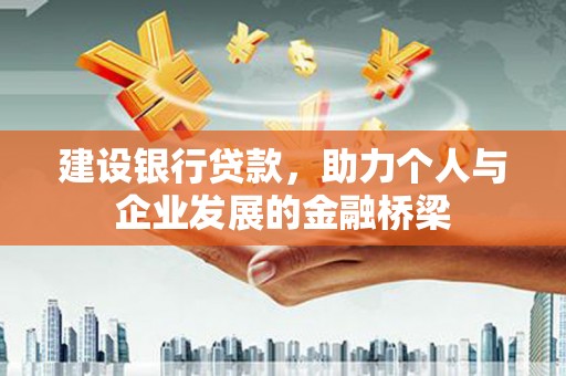 泰宁建设银行贷款，助力个人与企业发展的金融桥梁