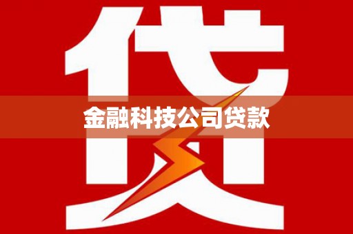 泰宁金融科技公司贷款