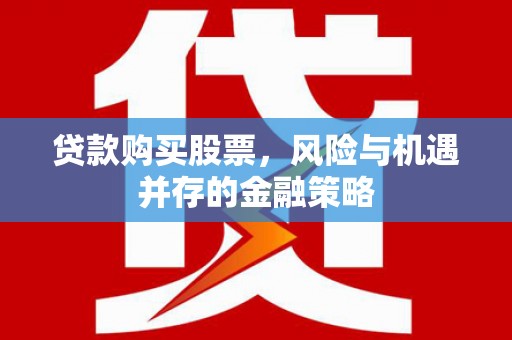 泰宁贷款购买股票，风险与机遇并存的金融策略