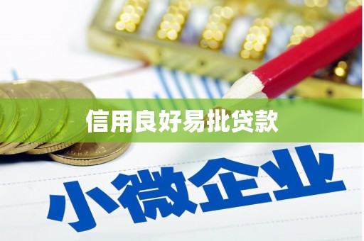 泰宁信用良好易批贷款