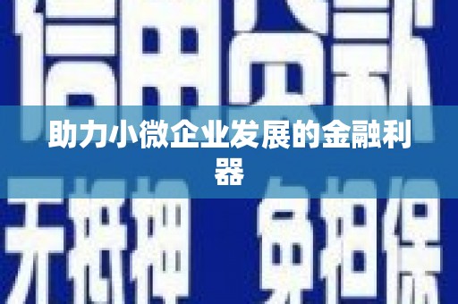 泰宁助力小微企业发展的金融利器
